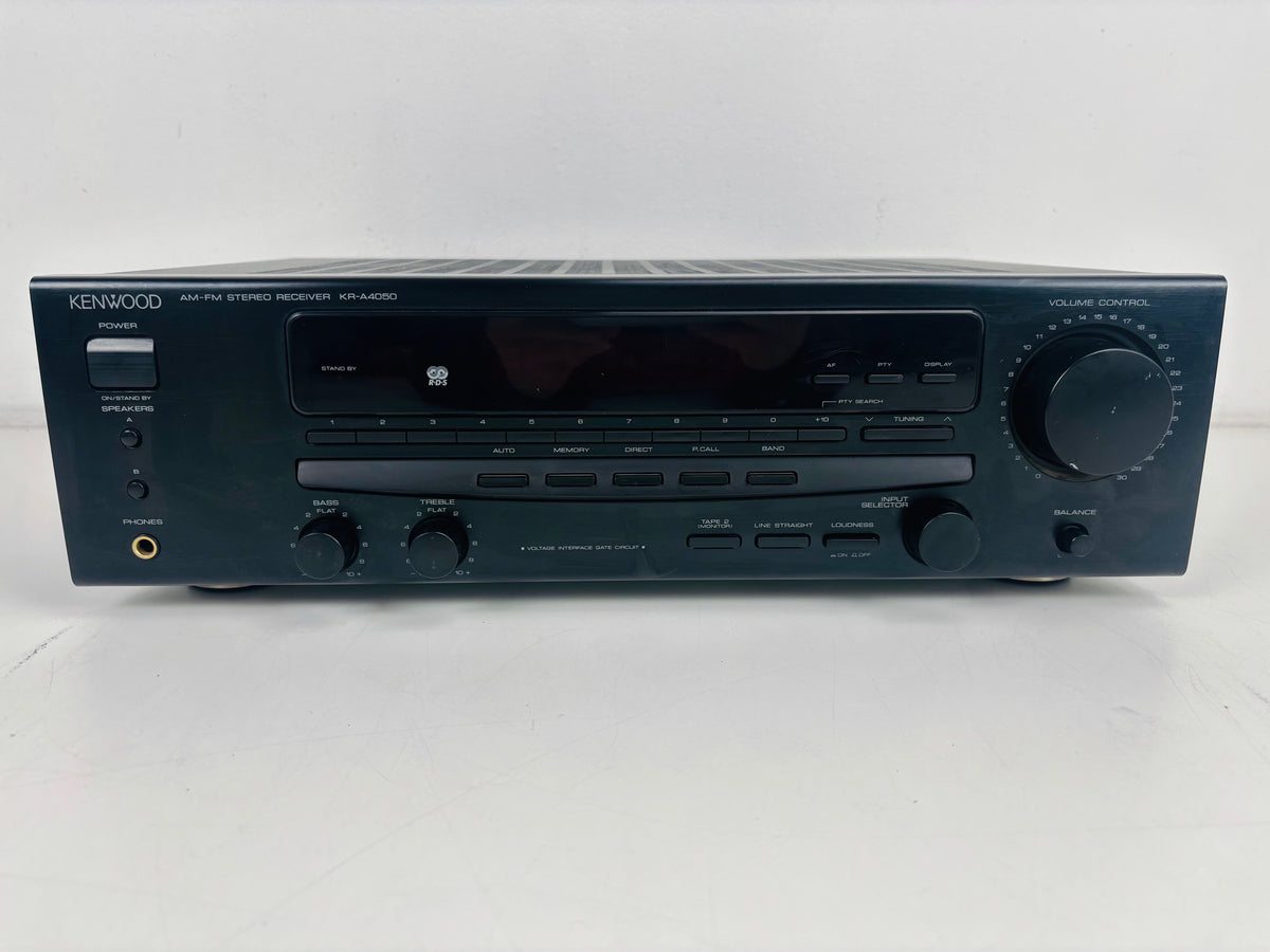 Kenwood - KR-A4050 - Stereo AM/FM Receiver - 2 x 55W - RDS - Phono Input - Speaker A/B