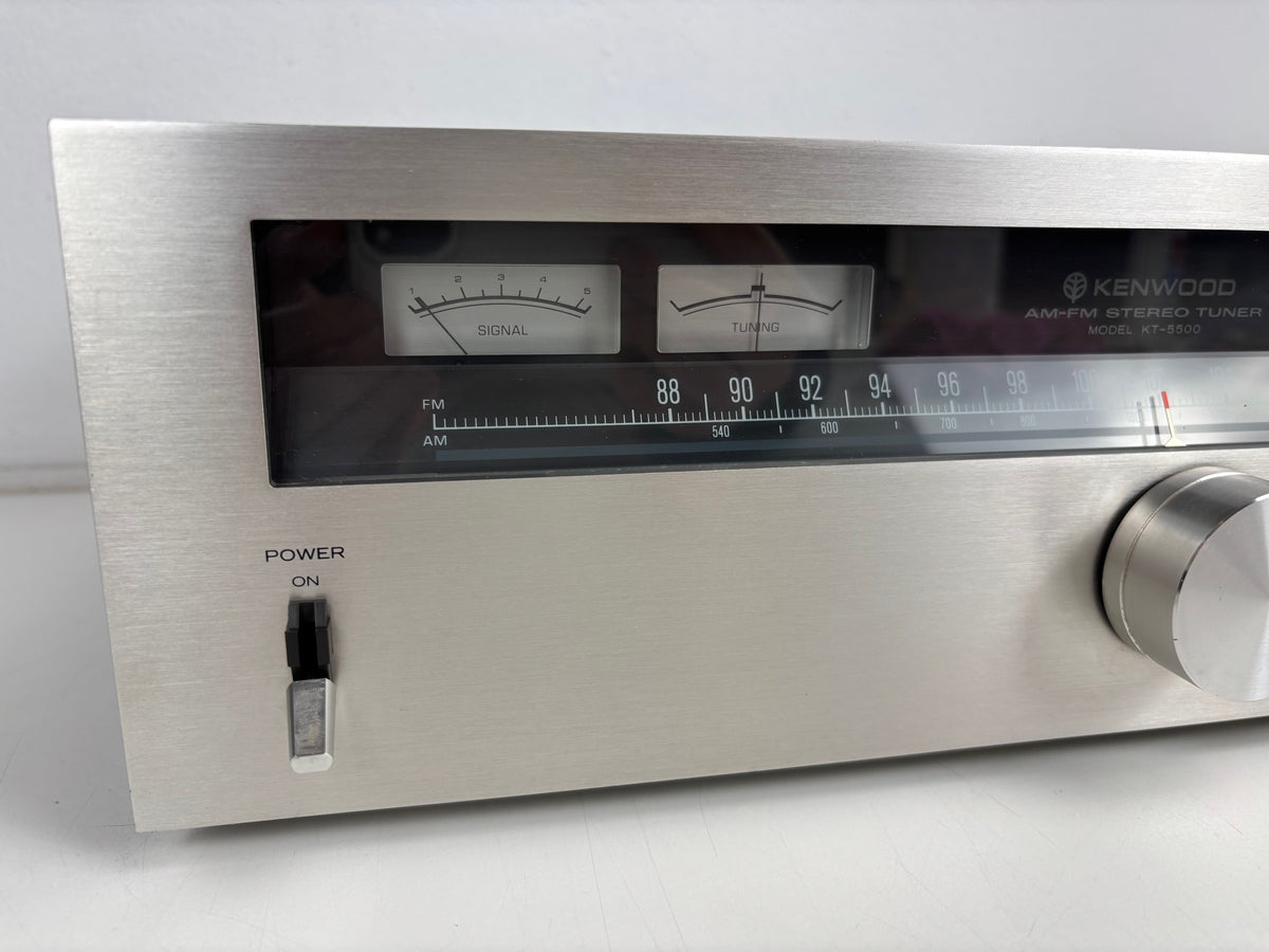 Kenwood KT-5500 - Vintage AM/FM Stereo Tuner (Serviced)