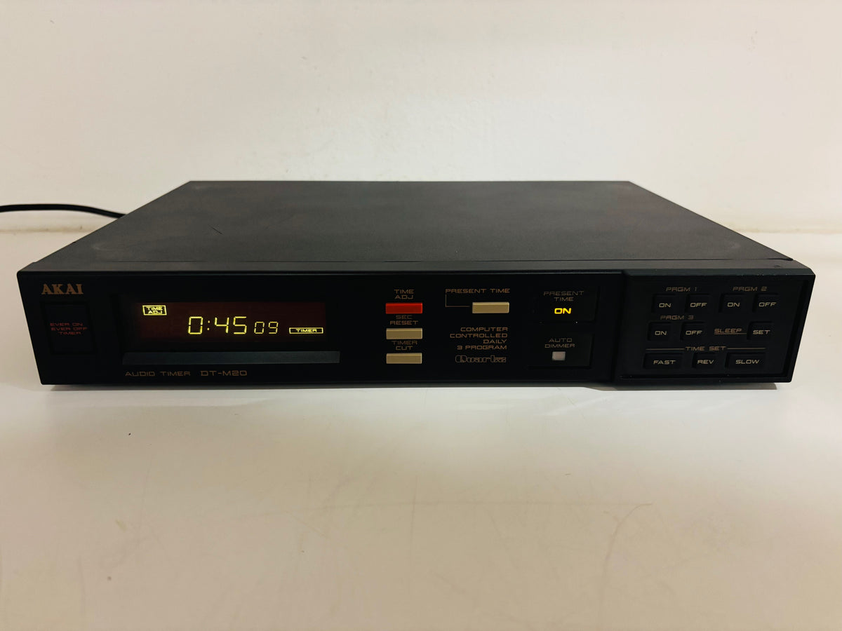 AKAI DT-M20 – Programmable Audio Timer – Hi-Fi System Timer