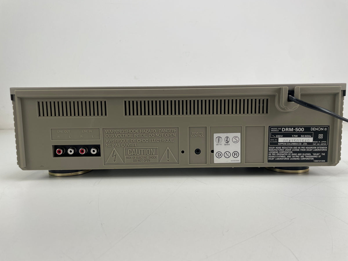 Denon DRM-500 - Stereo Cassette Deck - White