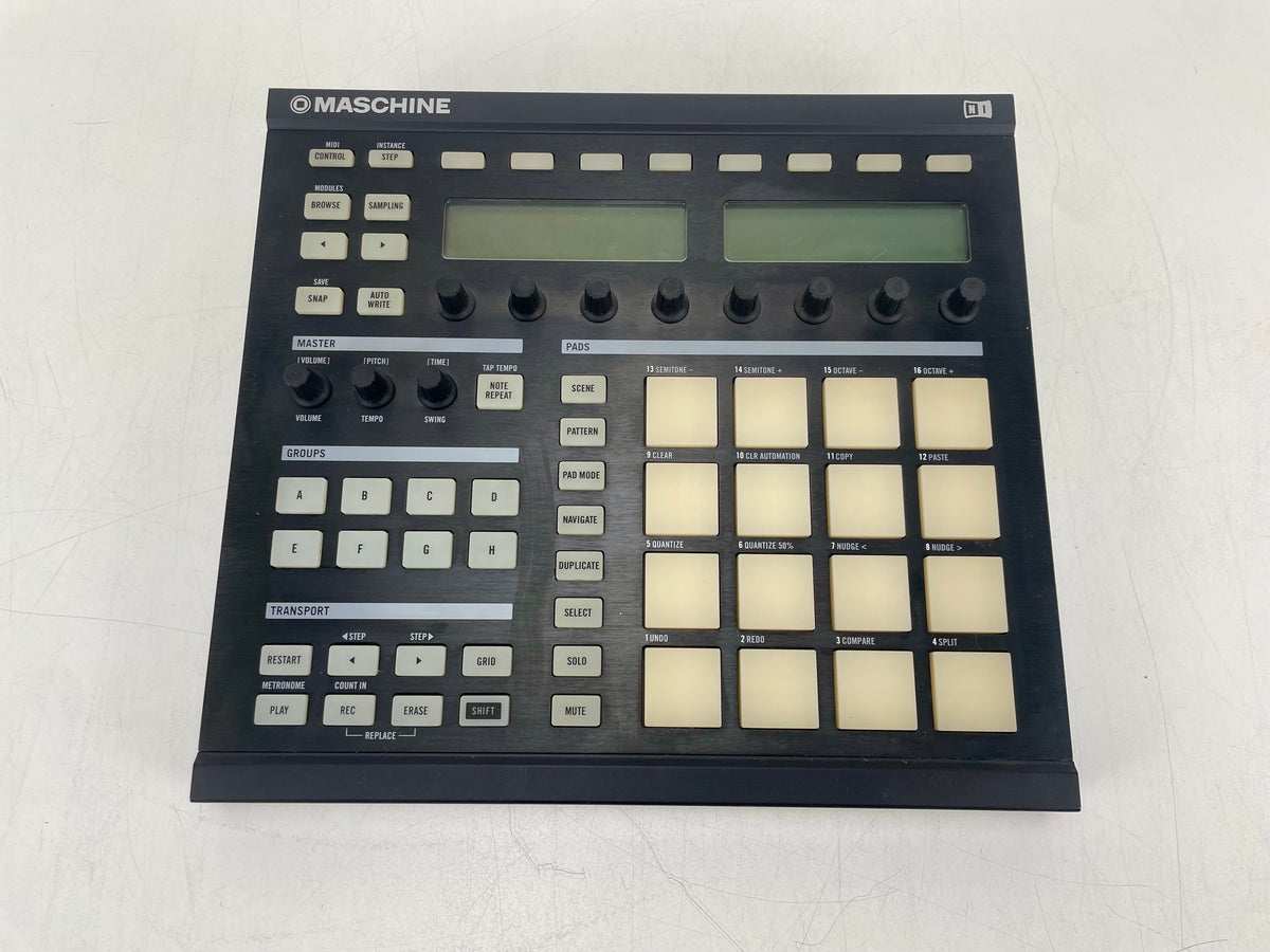 Native Instruments Maschine-Drumcomputer met cd - MK1 - MIDI-controller