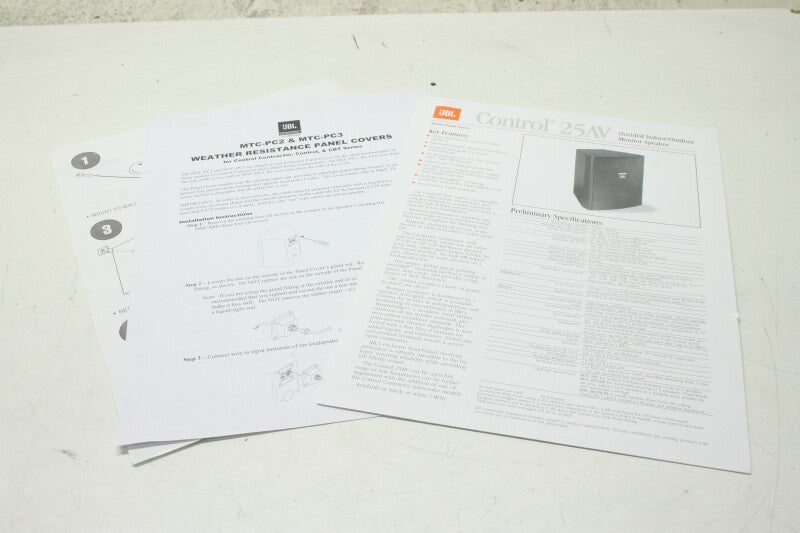 JBL Control 25-1 - 8 Ohm, 60 Watt - Buitenluidspreker (1 Luidspreker)