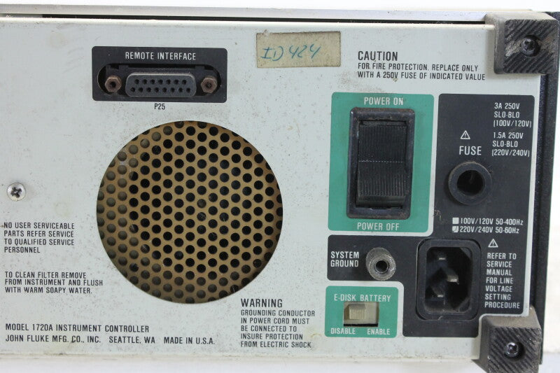 John Fluke Mfg. Co. Inc. 1720A Instrumentcontroller