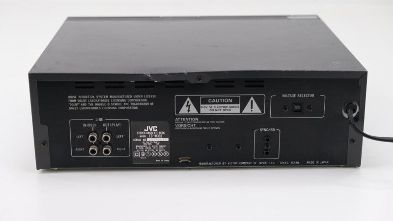 JVC TD-W33 - Cassette  Deck