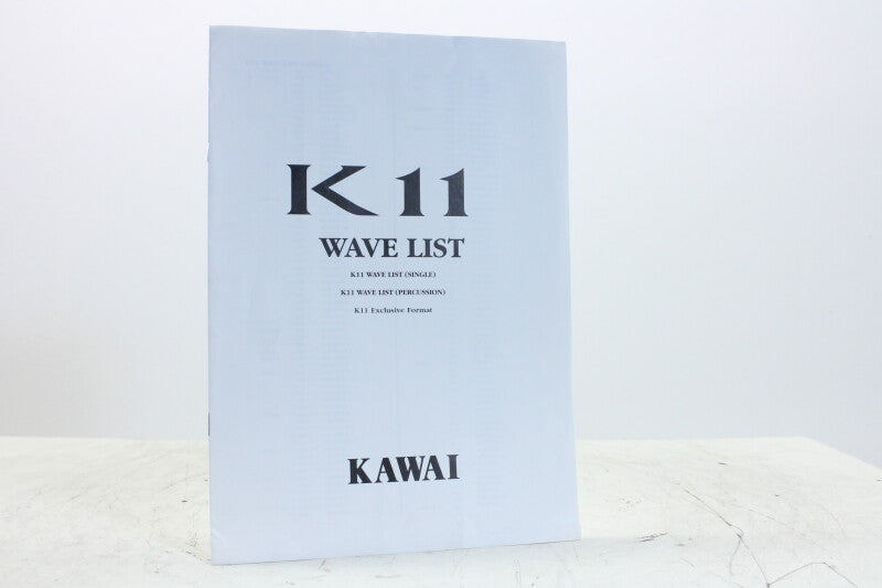 Kawai K11 Synthesizer Gebruikershandleiding en Wavetable