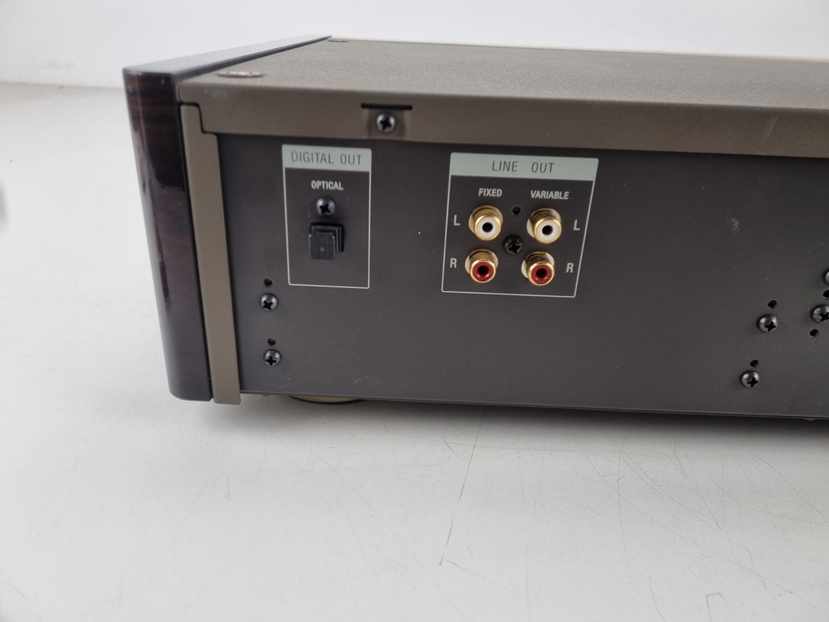 Sony CDP-X555ES CD player - Remote- Original box - Instruction manual -  Champagne