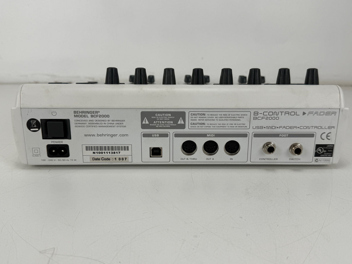 Behringer BCF2000 8-Channel Moterized Fader Mixer/Midi Controller