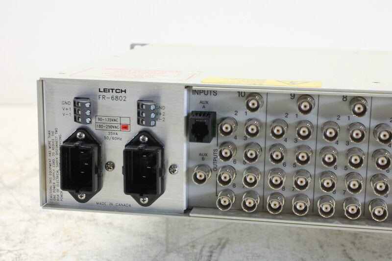 Leitch FR-6802 Digital Glue montageframe met 2 voedingen