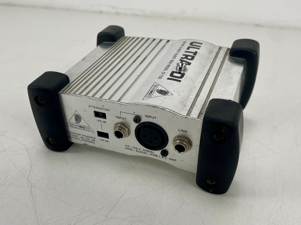 Behringer 2x Ultra Di Active Direct Inject Box Model 100