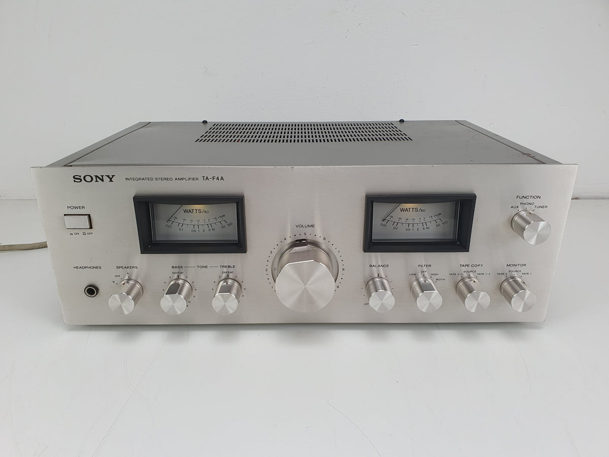 Sony TA-F4A Stereo integrated amplifier - Serviced/Recapped