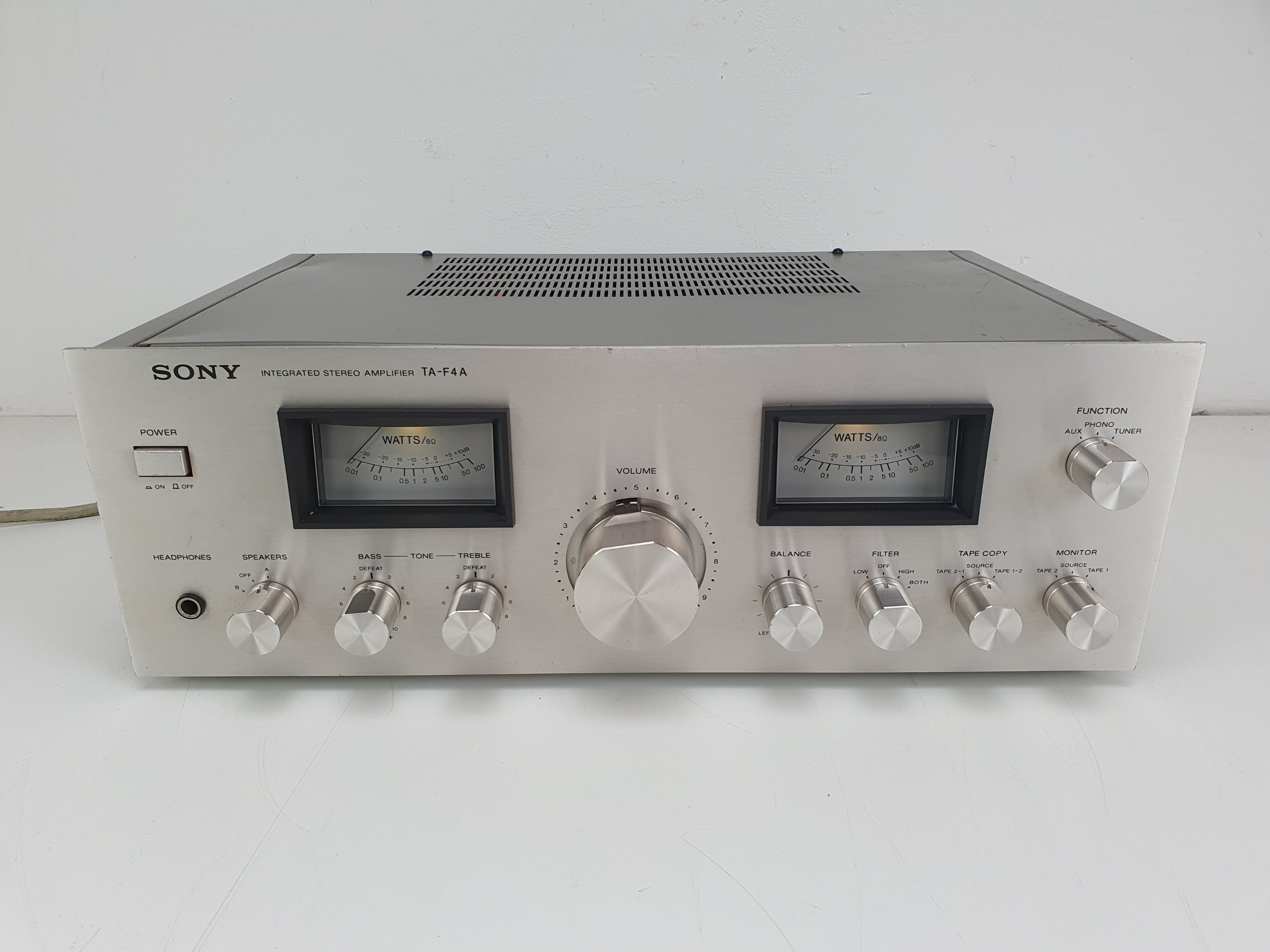 Sony TA-F4A Stereo integrated amplifier - Serviced/Recapped