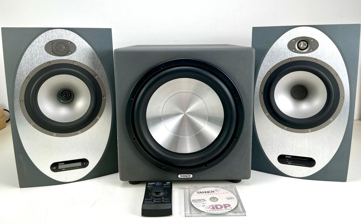 Tannoy PRECISION 8 IDP Nearfield Monitors Pair and TS112 12" Network Subwoofer