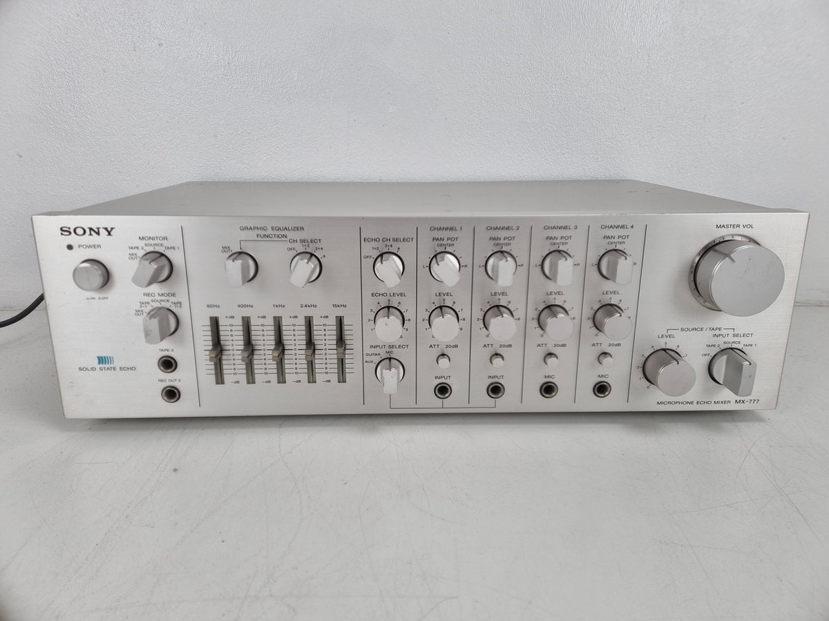 Sony MX 777 Microphone Echo MIxer Solid State