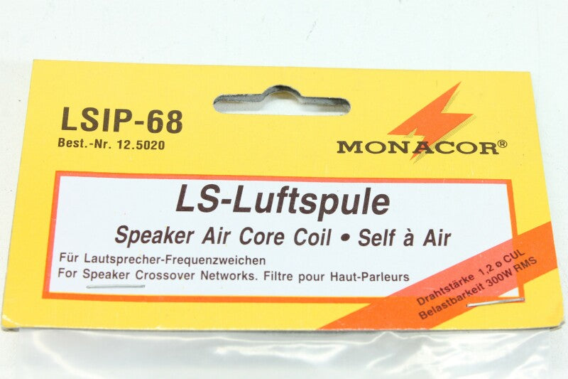 Monacor LSIP-68 Speaker Air Core Coil - NOS (No.1)