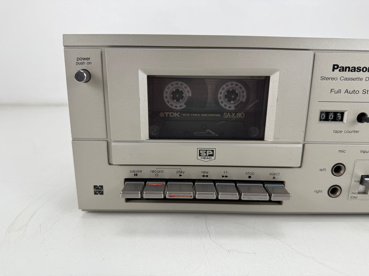 Panasonic RS-608 stereo cassettedeck - Onderhoud uitgevoerd
