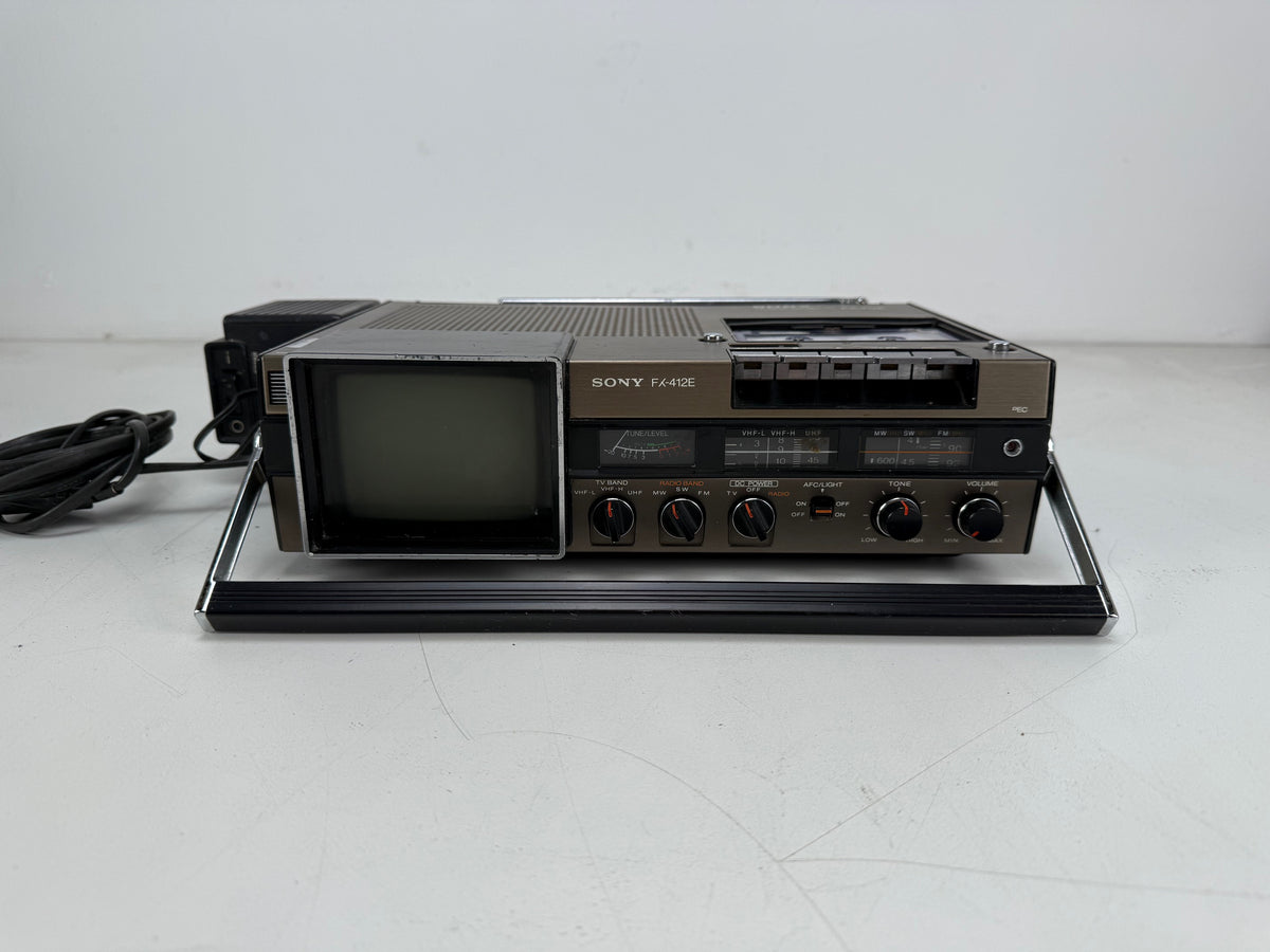 Sony FX - 412E TV FM/SW/MW Receiver Cassette Corder