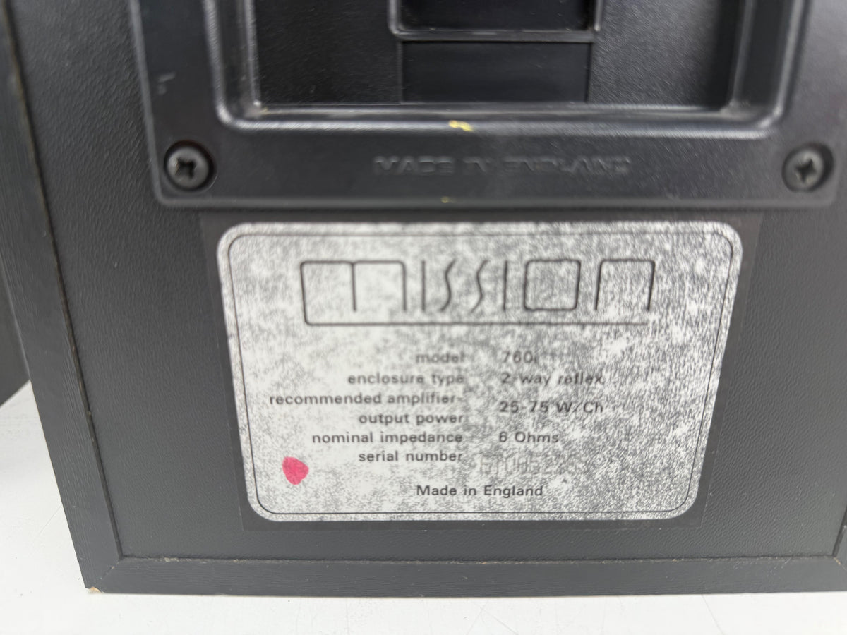 Mission 760I 2-Waysmal sized Bookshelf Speaker Set