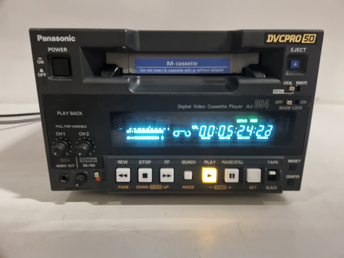 Panasonic AJ-D94 DVCPRO 50 Office Viewer - Volledig nagekeken (nr. 1)