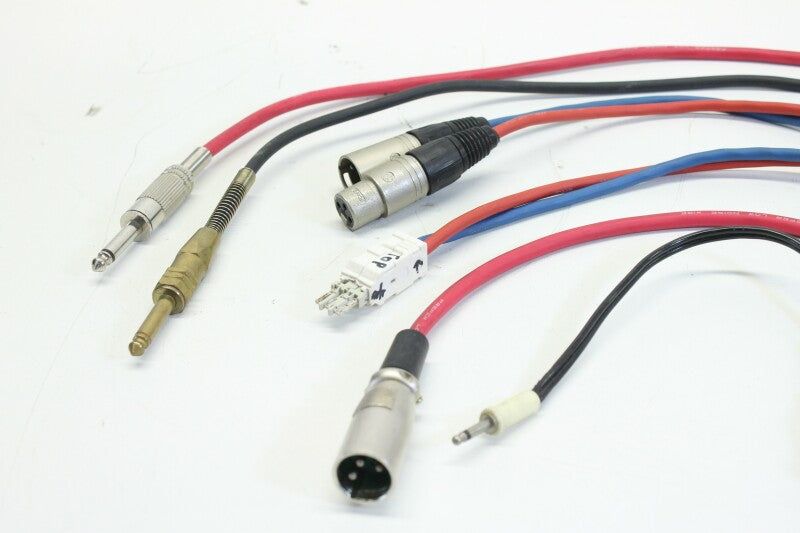Neutrik Kavel met korte XLR-kabels met enkele RCA- en Jack-pluggen (nr. 2)