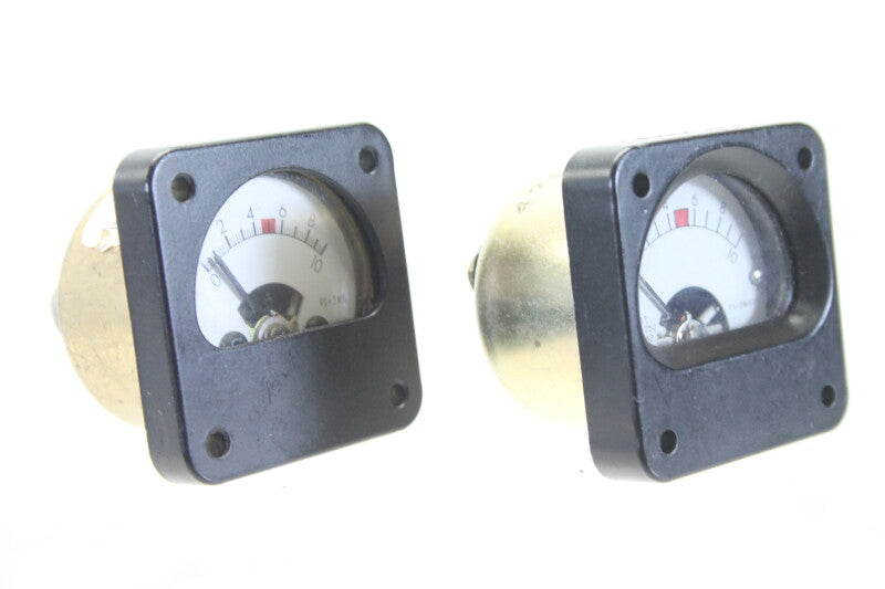 A&M New Old Stock 2 Arbitrary VU Meters  FS = 2MA