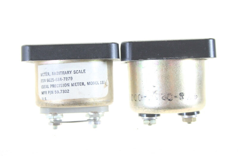 A&M New Old Stock 2 Arbitrary VU Meters  FS = 2MA