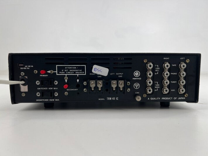 Nikko 40-1C - Stereo Amplifier