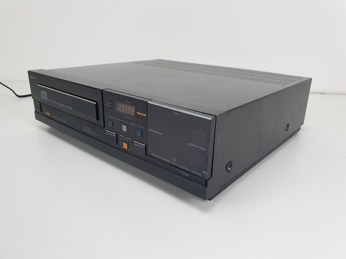 Philips CD104 Vintage cd-speler - Zwart - Volledig werkend