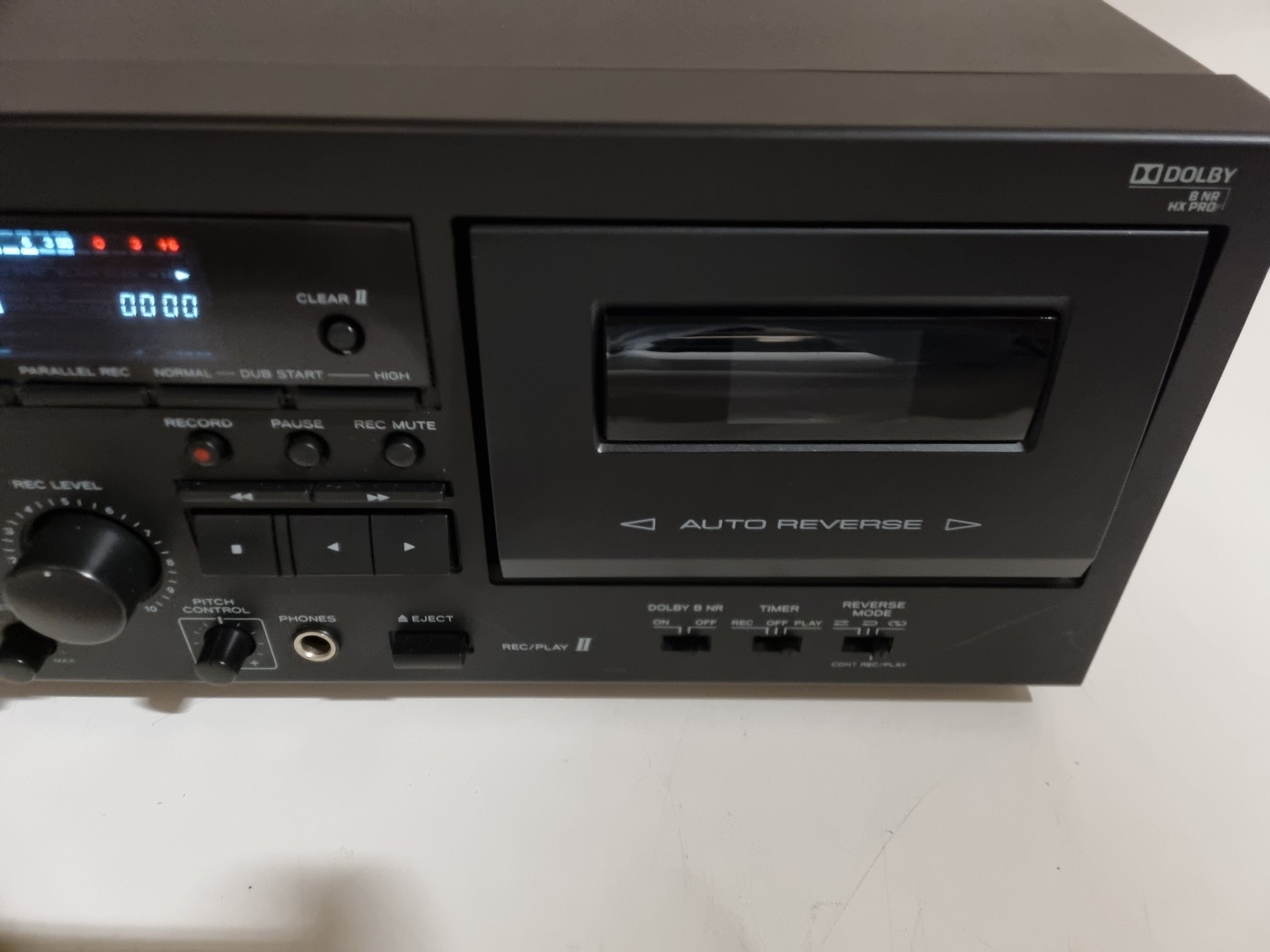 TEAC W-890R Dubbele cassettedeck met automatische omkeerfunctie - In zeer goede staat