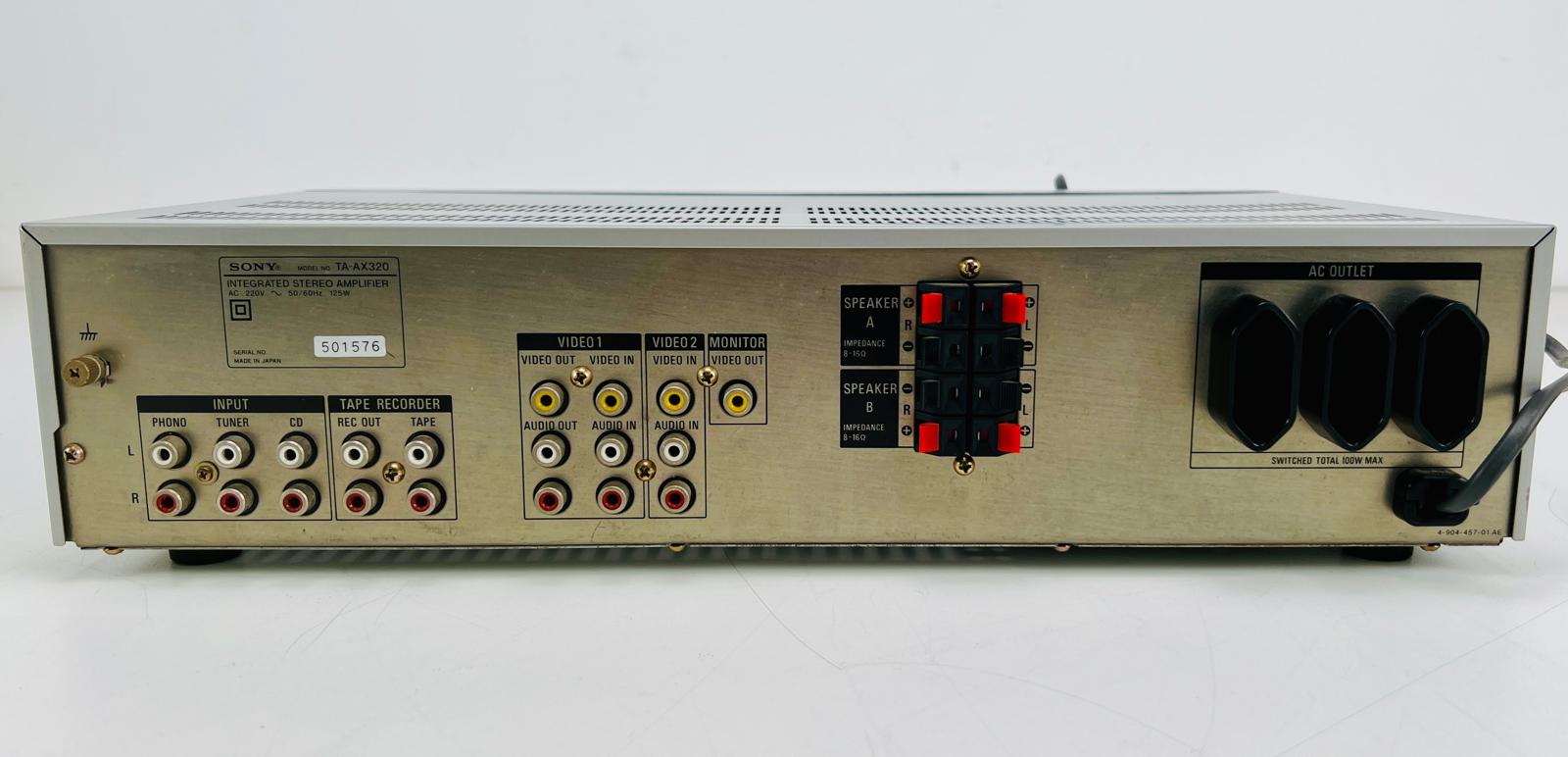 Sony TA-AX320 Integrated Stereo Amplifier