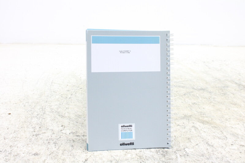 Olivetti MS-DOS gebruikershandleiding in het Engels