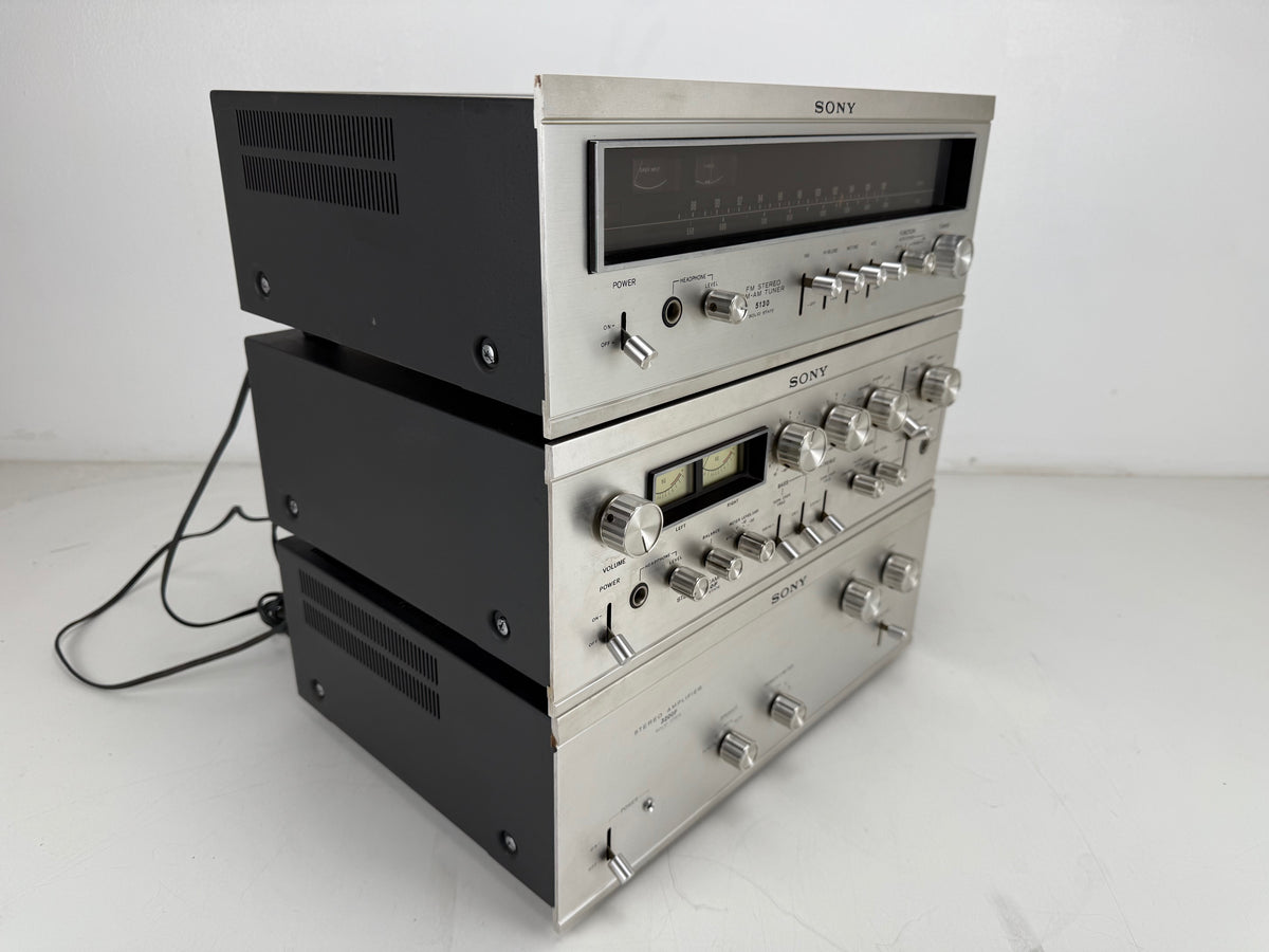 Sony ST - 5130 Tuner / TA - 2000F Pre Amplifier / TA - 3200F Stereo Amplifier set