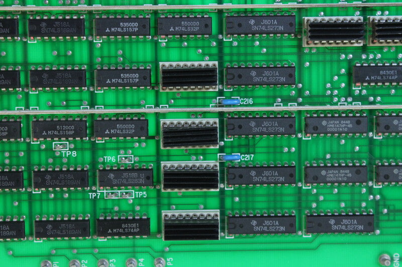 Otari Faderkaart met Texas Instruments en Mitsubishi IC's