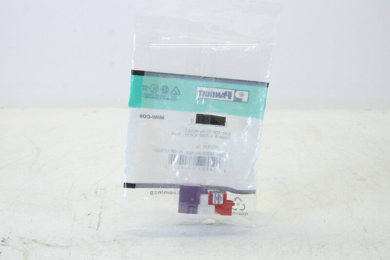 Panduit CJ5E88TVL Mini-Com TX-5e Modulaire Jack Paars