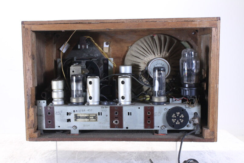 Philips BX373A vintage buizenradio 1948
