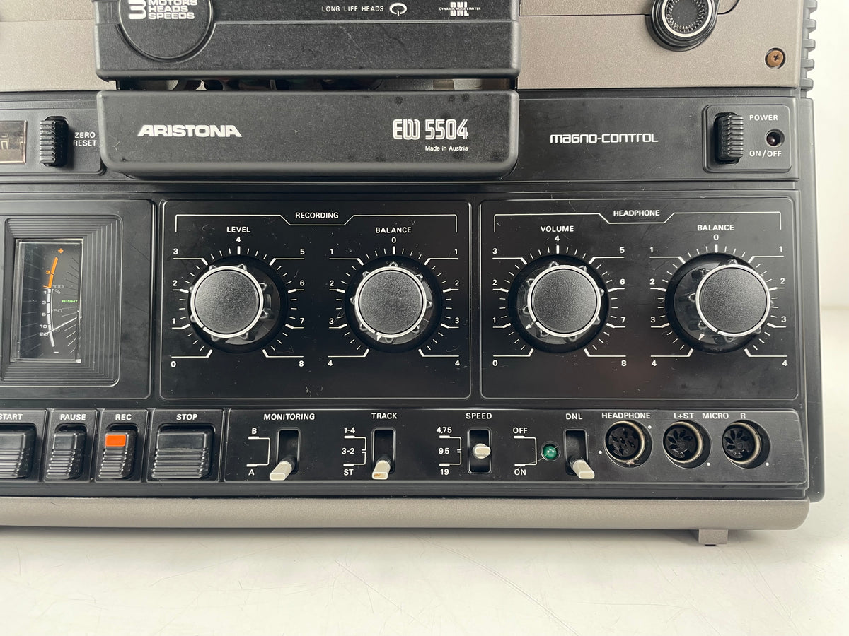 Aristona EW5504 Reel-to-Reel Tape Deck – Cleaned Potentiometers & New Snares