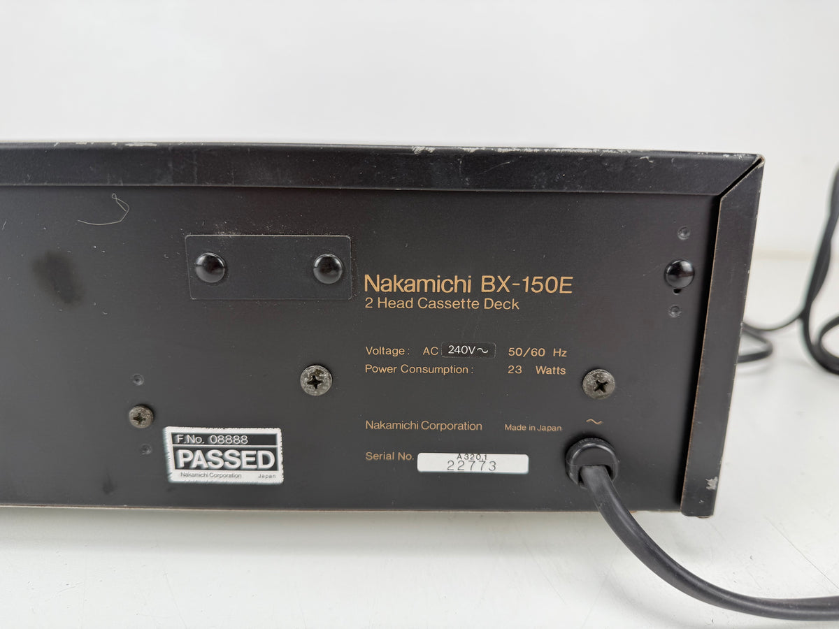 Nakamichi BX-150E 2-Head Stereo Cassette Deck - Serviced