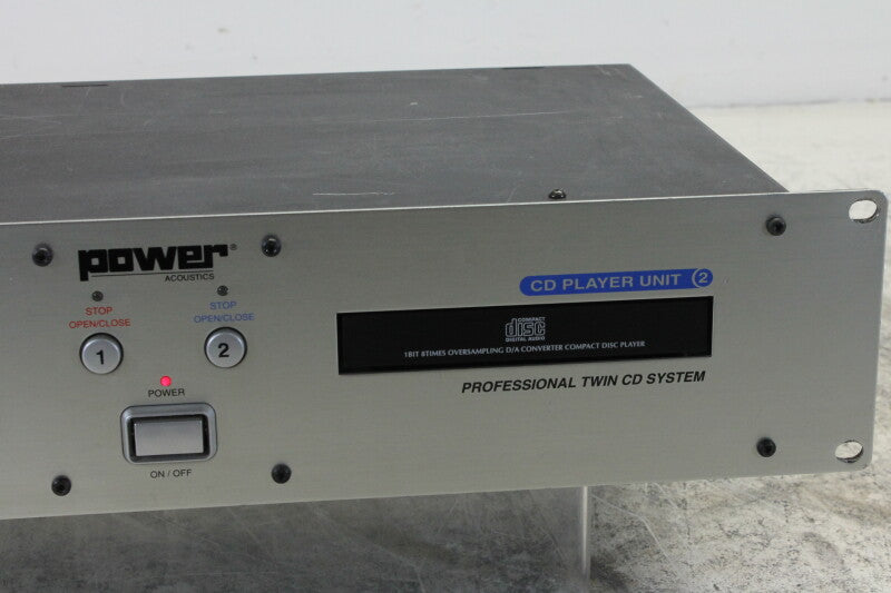 Power Acoustics ADJ-500SE - Dubbele DJ CD-speler