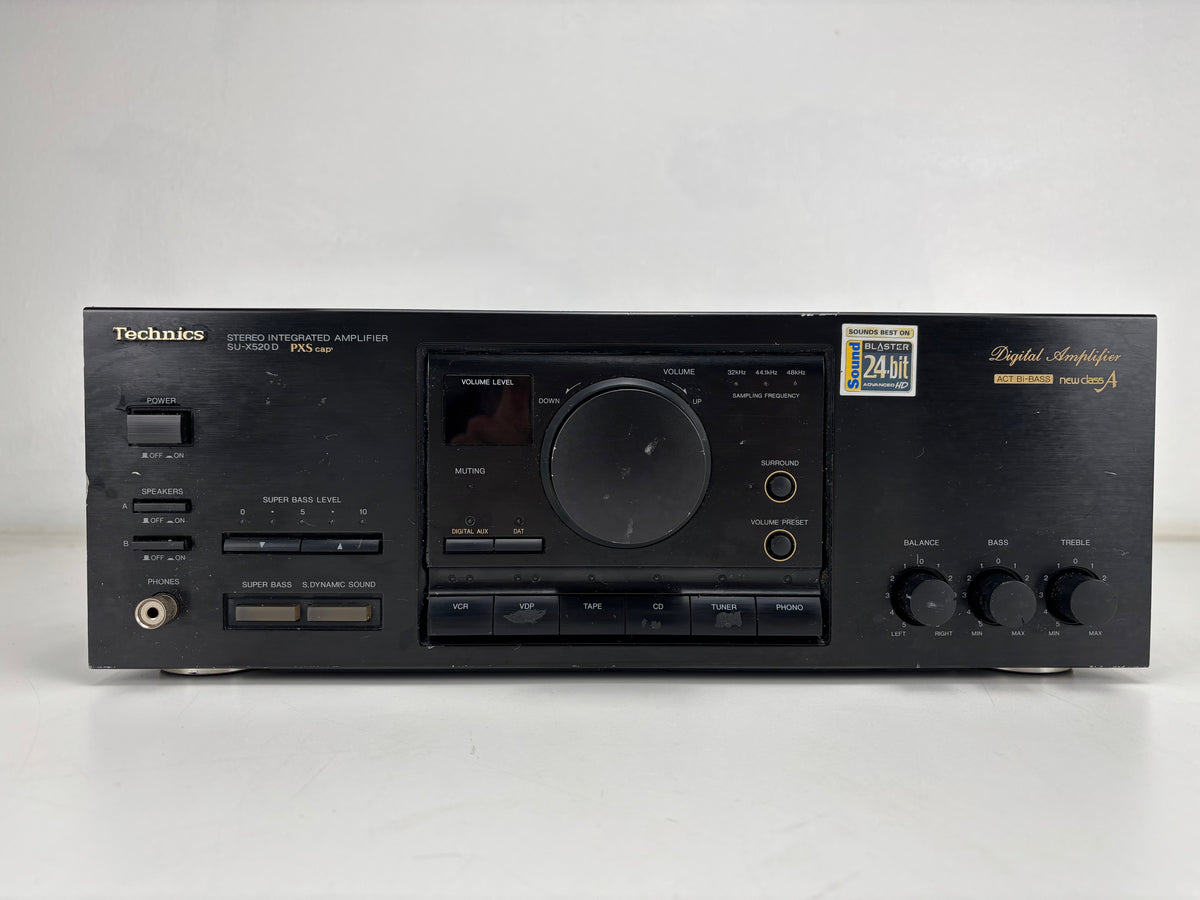 Technics SU - X520D Stereo Integrated Amplifier - For parts or not working