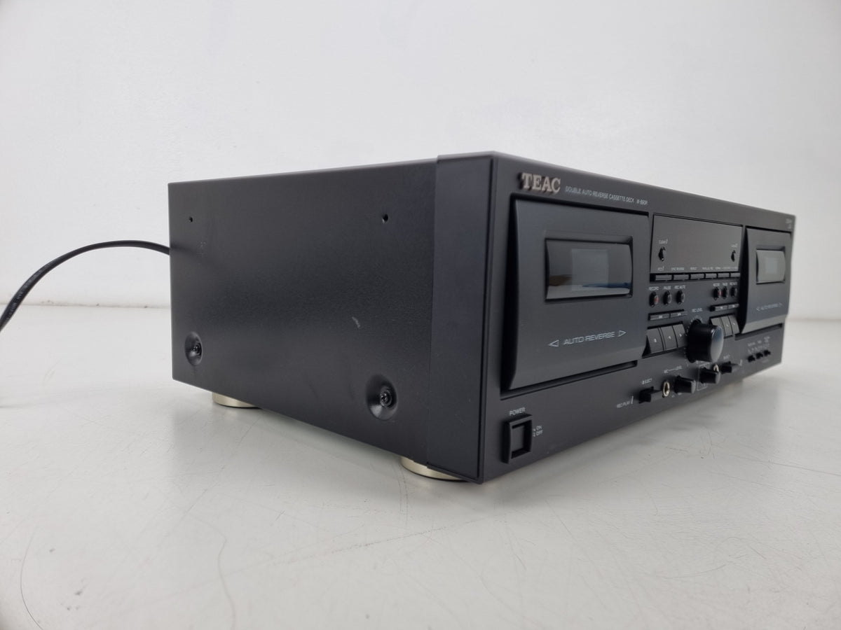 TEAC W-890R Dubbele cassettedeck met automatische omkeerfunctie - In zeer goede staat