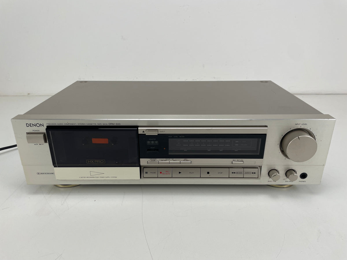Denon DRM-500 - Stereo Cassette Deck - White