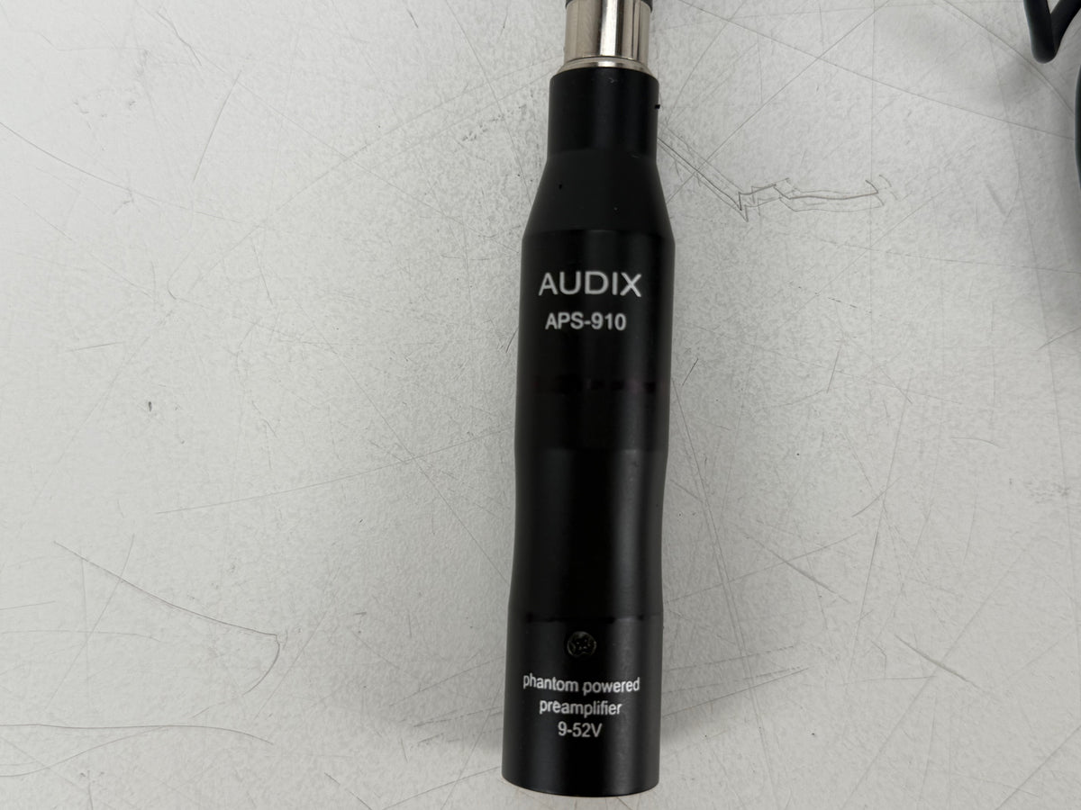 Audix ADX10 Condenser Lavalier Microphone With APS-910 Pre-Amp - Cover bag