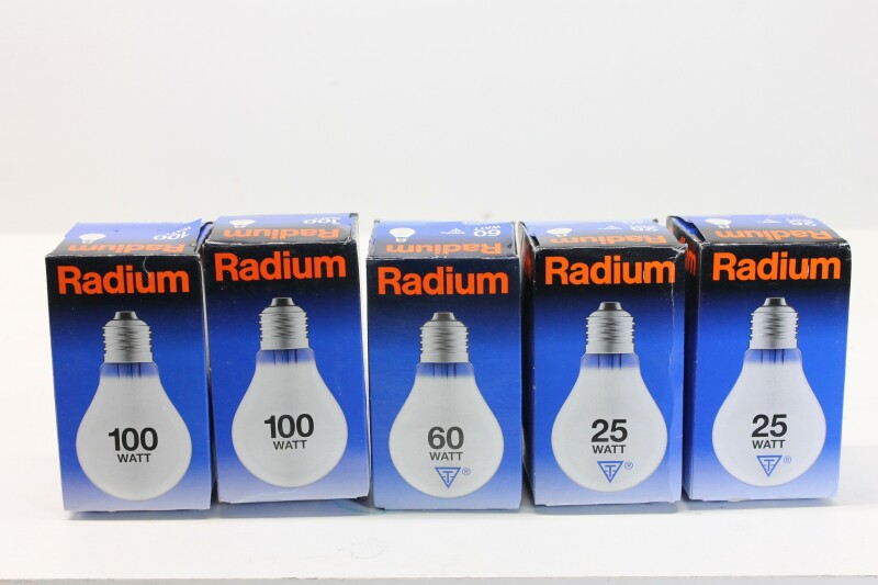 Radium 24V E27 - Diverse Wattages - partij van 5 (Nr.2)