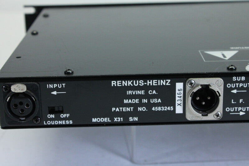 Renkus-Heinz X31 Crossover + PM31-12D-kaart