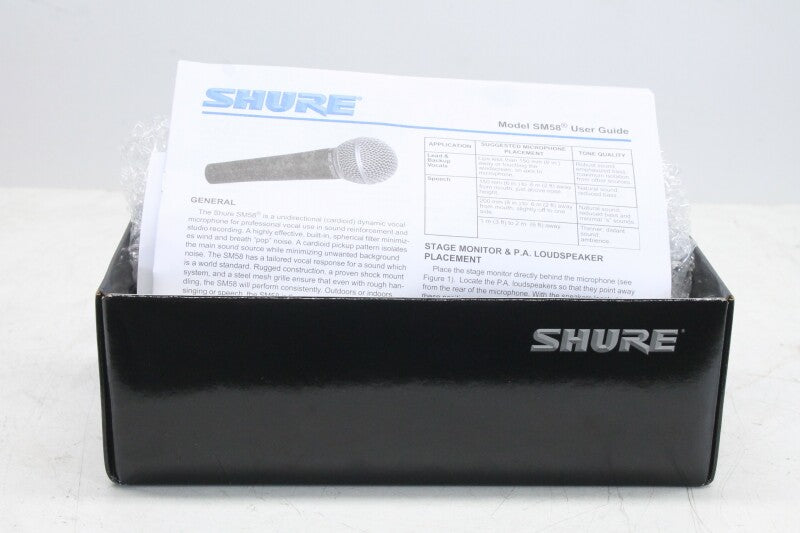 Shure SM58 Doos