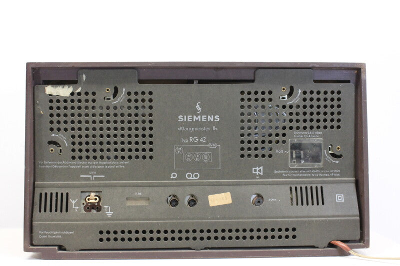 Siemens Klangmeister  II RG42  tube radio