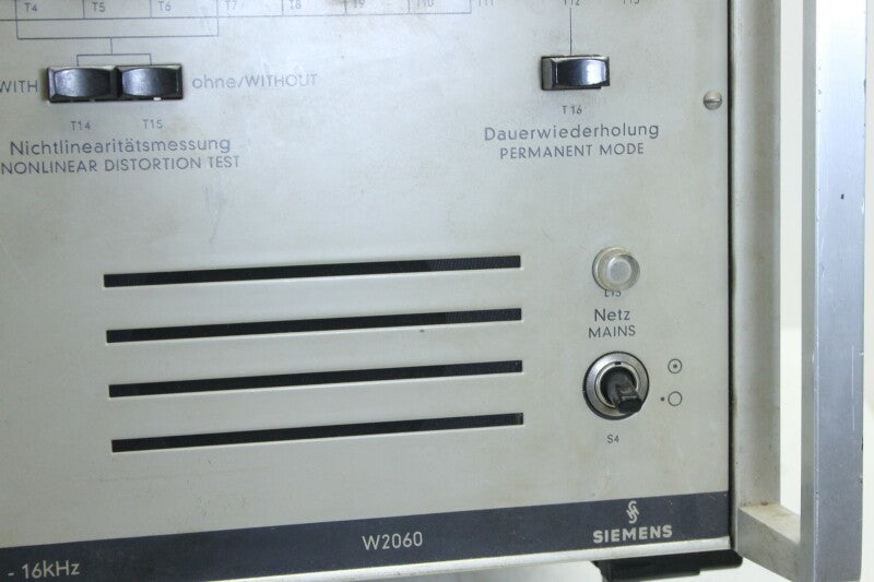Siemens W2060 Automatische Geluidsprogrammerings- en Meetset - Transmissie 30Hz-16kHz
