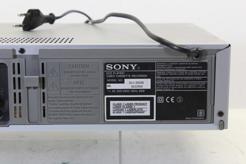 Sony SLV-D950 DVD VHS-speler met afstandsbediening