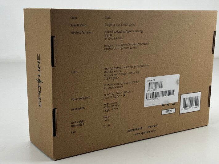 Spottune STREAM S1 - Draadloze Audiotransmitter