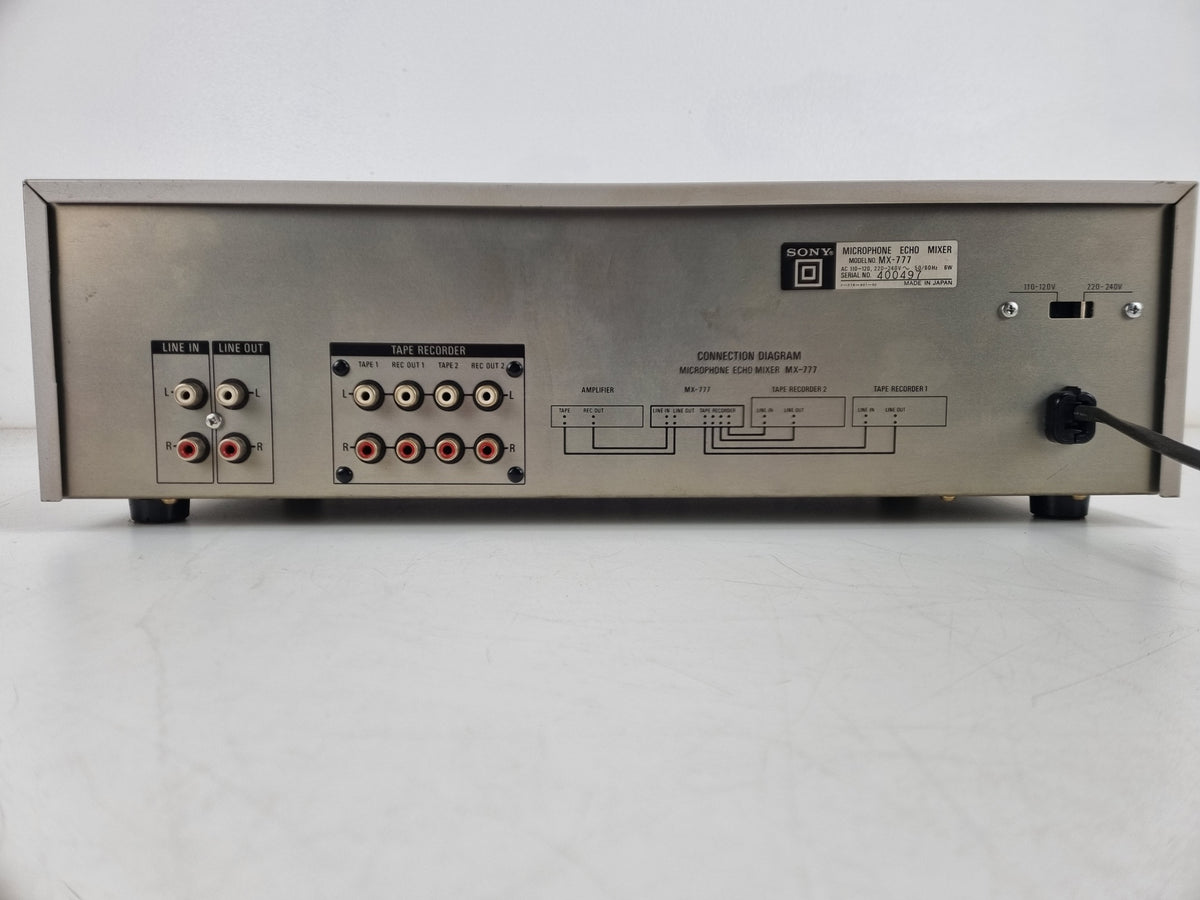 Sony MX 777 Microphone Echo MIxer Solid State