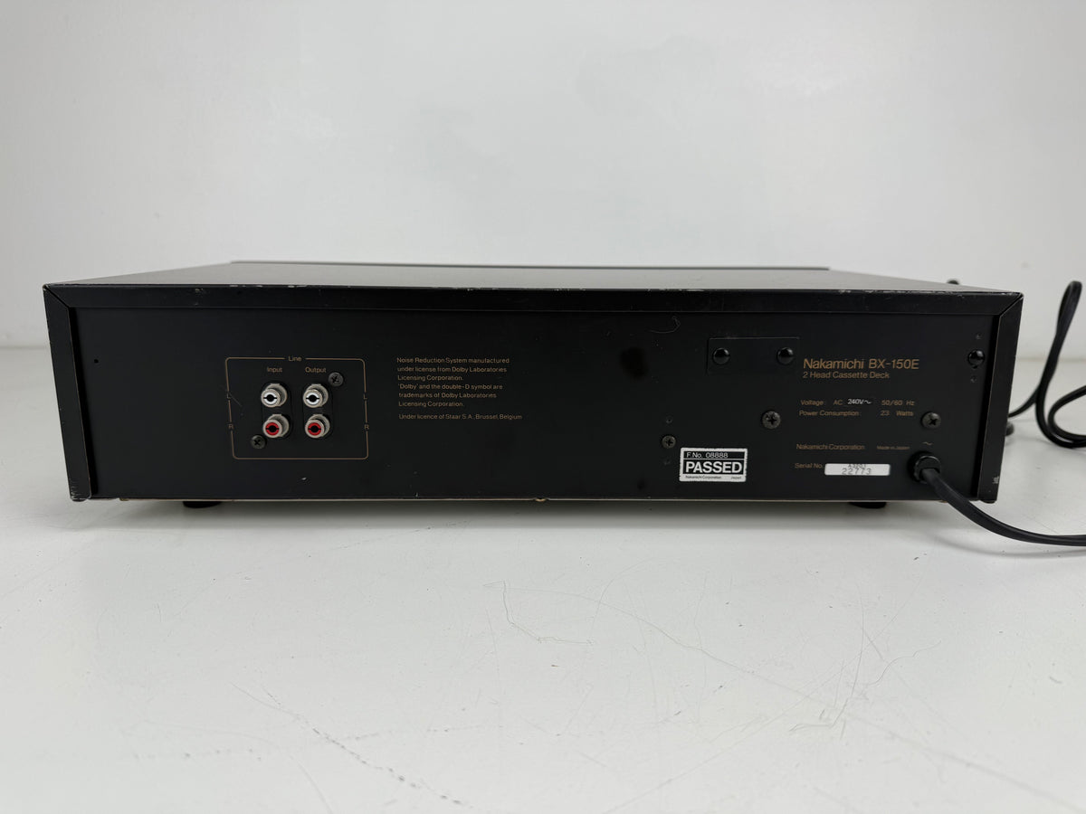 Nakamichi BX-150E 2-Head Stereo Cassette Deck - Serviced